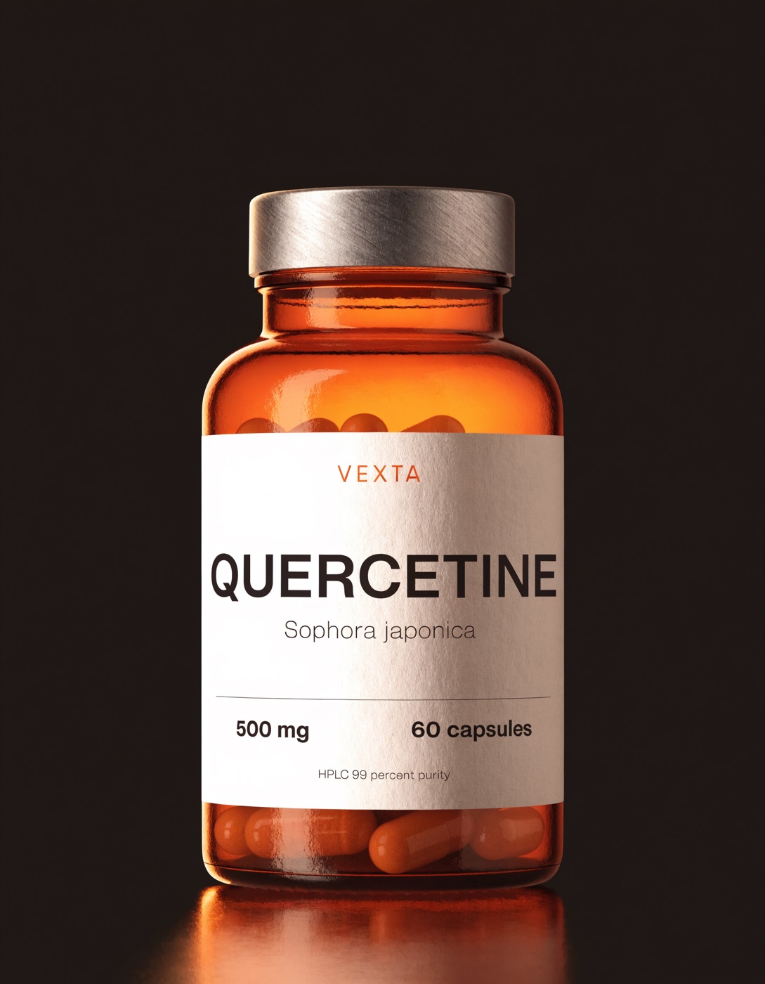 Visuel principal — VEXTA Quercétine 500 mg — Sophora japonica + bromélaïne